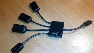 OTG+USB хаб с зарядкой для планшета