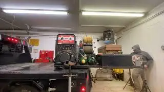 Loading rig welding skid