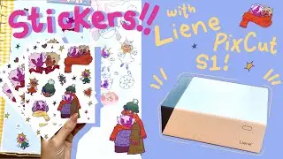 create my very first sticker sheet with me! ✰ with the Liene PixCut S1