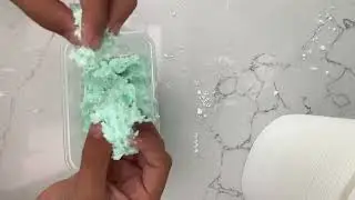 Making slime without glue or activator