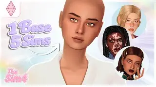 Рождественский календарь The Sims 4, день 11 | Челлендж: 1 базовый персонаж, 5 персонажей в режим...