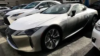 2018 LC500 COUPE ATOMIC SILVER MSRP $104,466