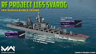 Modern Warships : RF Project 1165 Svarog Cruiser || New Legendary Bundle Ship || MW