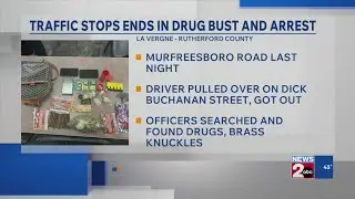 Police find multiple types of drugs after stopping car for speeding in La Vergne