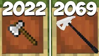 2022 vs 2069 minecraft textures | Minecraft textures compare | stone axe | coal ore | birch planks