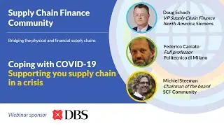 Webinar: coping with COVID19 - Supporting supply chains in time of crisis