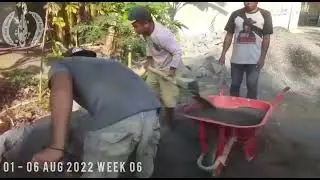 build concrete koi pond week 06 august 202w
