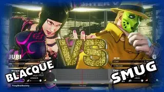 SFV ↪ Blacque (JURI) vs Smug (G) ▶ STREET FIGHTER 5 🔵 BlueNocturne64TV