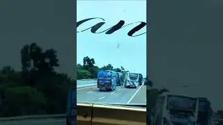 berita viral terbaru ‼️ TERJADI LAGI BALAPAN BUS OLENG DI TOL