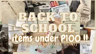 Back To School Shopee Guide (ITEMS UNDER 100 PHP !!!)