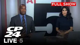 Congestion czar proposed to fix Toronto's gridlock issues | CP24 Live at Five for Apr. 23, 2025