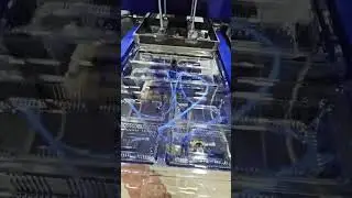 Hinged box vacuum forming machine