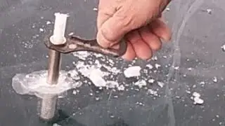 HOW TO TEST ICE THICKNESS FOR SAFE SKATING - PART 2