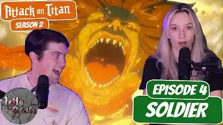 YMIR READS A CAN | Attack on Titan Season 2 Reaction with my Girlfriend | Ep 4, 