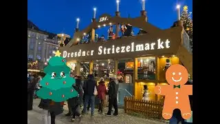 Almanya Noel Pazarı Turu - Dresdner Striezelmarkt - German Christmas Market