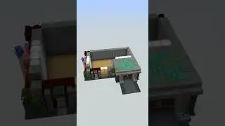 Minecraft Cyberpunk Build but synced to Thirst Trap Music #shorts