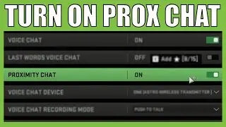 How To Enable Or Disable Proximity Chat Call Of Duty MW2, Warzone 2 and DMZ - Fix Proximity Chat MW2