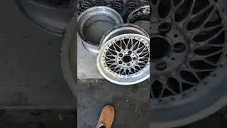 BBS RC 2 piece wheel rebuild and restore! #bbs #wheels #rebuild