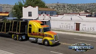 American Truck Simulator Texas DLC Gameplay City Fort Stockton For Del Rio Western Star 5700 #games