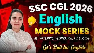 SSC CGL 2026 ENGLISH MOCK 1