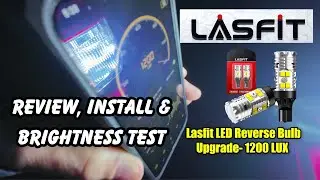 Lasfit LED Reverse Light Bulb Upgrade- Review, Install & LUX Brightness Test | 2026 Chevy 1500