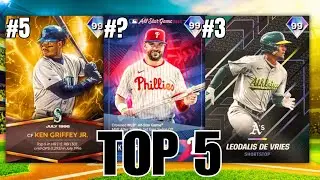 The TOP 5 Players at EACH POSITION in MLB THE SHOW (UPDATE)