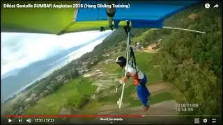 Diklat Gantolle SUMBAR Angkatan khusus (Hang Gliding Training)