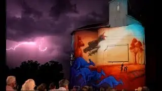 Quirindi Silo Art Opening