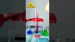 Dangerous chemical reaction 😲😲 । #shorts #short #youtubeshorts #shortvideo