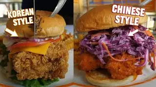 Spicy chicken burger #burger #food #relievestress and help you sleep | Ramadan quick recipe #ramzan