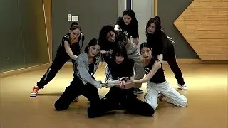 Purple Kiss Intro Illusion Mirrored Dance Practice