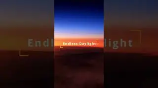Midnight Sun and Endless Daylight #travel #shorts #nomadnuggets #midnight #arctic #longyearbyen