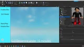 Making a GUI Model under 10 minutes