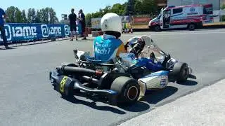 David Liwiński - zawodnik Mach1Kart z Tatą mechanikiem! I KARTING l IAME X30