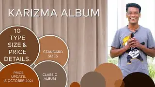 Standard size classic karizma photo album price details October 2021