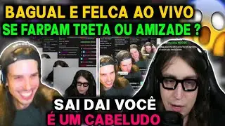 Bagual e Felca😱SE FARPAM AO VIVO EM LIVE🔥AMIZADE OU TRETA?Quem &eacute; Mais Bonito - JOTINHA PIX
