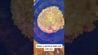 Make a spiritual bath cleanse with me!  Only $7 on Etsy at Lazuli Love