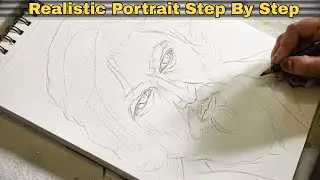 Rocking Star Yash Drawing| Realistic Face Drawing Tutorial for Beginners: Step by Step Pencil Sketch