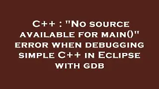 C++ : 