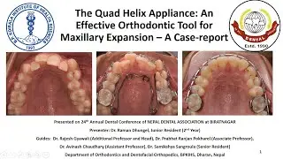 The Quad Helix Appliance: An Effective Orthodontic Tool for Maxillary Expansion – A Case-report