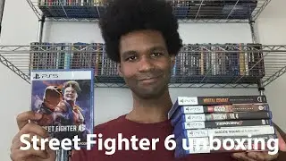 Unboxing Street Fighter 6 for the PlayStation 5 and Collection