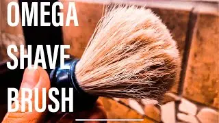 Omega 10049 Boar Shaving Brush - BLACK