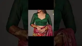 Latest Front Neck Blouse Design Ideas | Trendy & Elegant Blouse Patterns #ytshorts