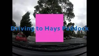 Driving to Hays Paddock Kew East, Melbourne, Victoria, Australia