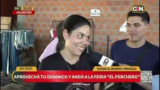Feria de segunda mano en el barrio Trinidad