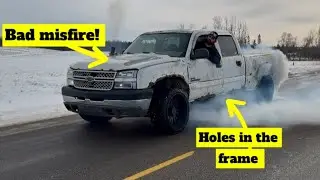 WE FIXED THE BURNOUT TRUCK (sorta..) 