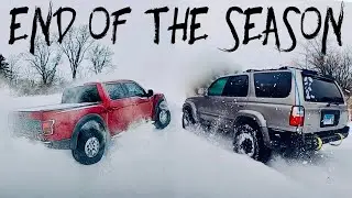RAPTOR VS 4RUNNER in DeeP SnoW