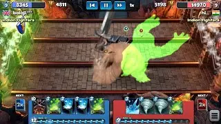 gaint Mud elemental vs gaint black knight