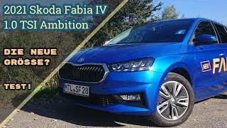 Die NEUE Größe? 2021 Skoda Fabia IV 1.0 TSI Ambition Test! [POV]