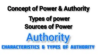 Power and Authority political science | Power and Authority in political science | LLB / LAW